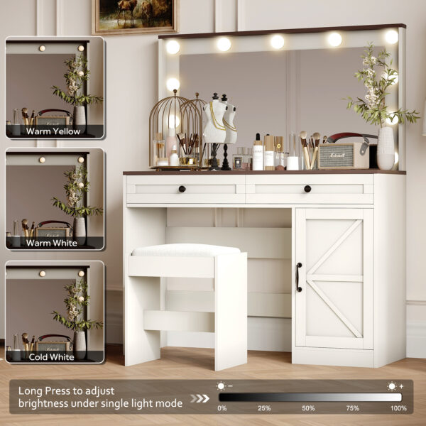 Meuble de maquillage, coiffeuse de chambre – Image 5