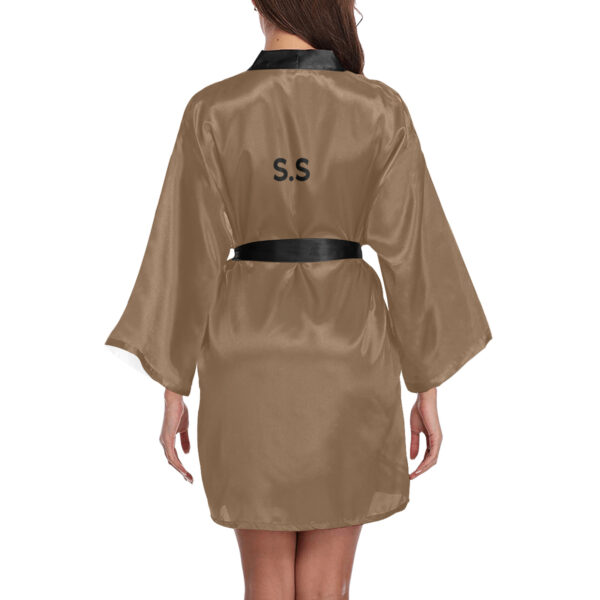 Peignoir satiné personnalisé – Image 2