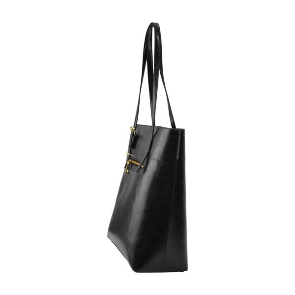 Sac fourre-tout Noir SATINUXE – Image 5