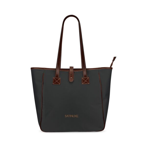 Sac fourre-tout classique Noir SATINUXE