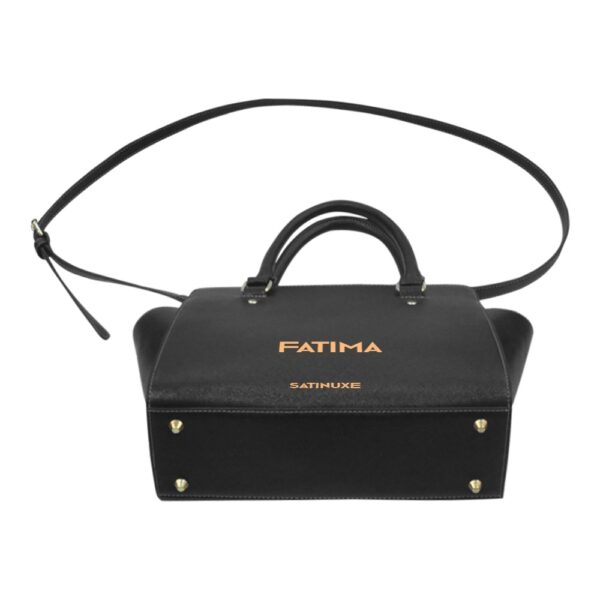 Sac à main classique Noir SATINUXE personnalisable – Image 2