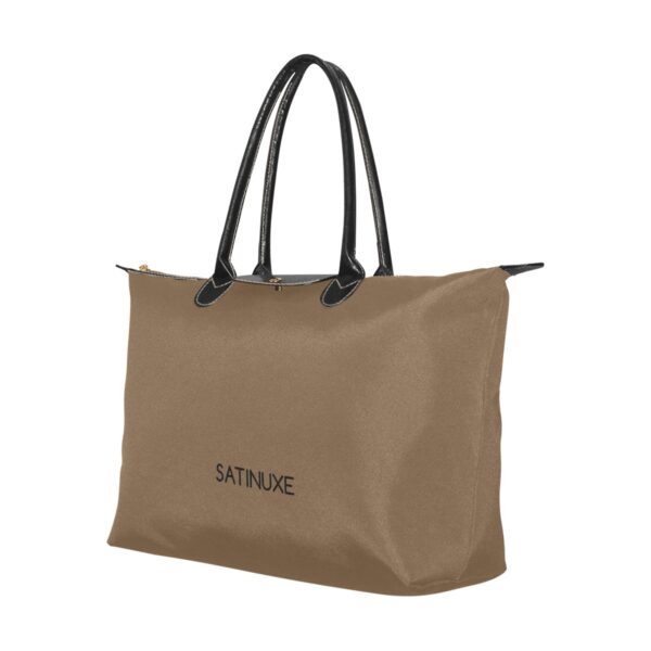 Sac à main classique Marron SATINUXE – Image 4