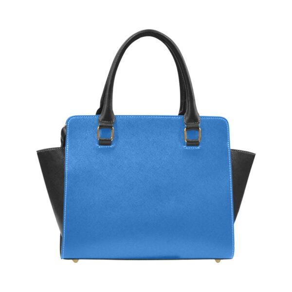 Sac à main Bleu Noir Satinuxe classique – Image 5