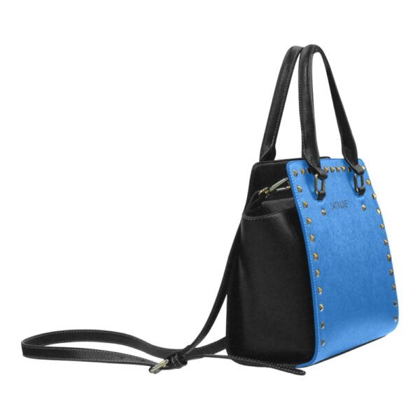 Sac à main Bleu Noir Satinuxe classique – Image 2