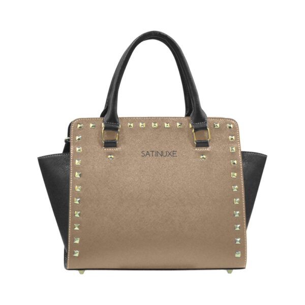 Sac à main Marron Noir Satinuxe classique