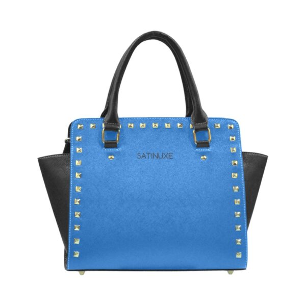 Sac à main Bleu Noir Satinuxe classique