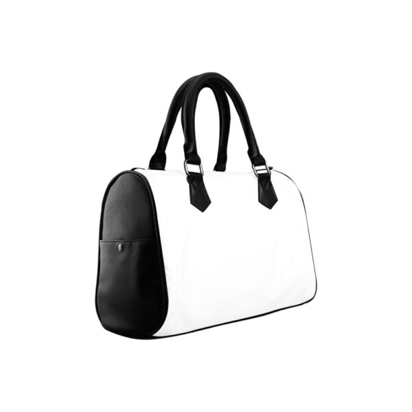 Sac à main Noir et blanc SATINUXE – Image 4
