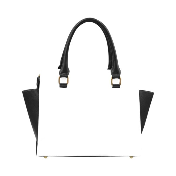 Sac à main blan et noir Satinuxe classique – Image 5