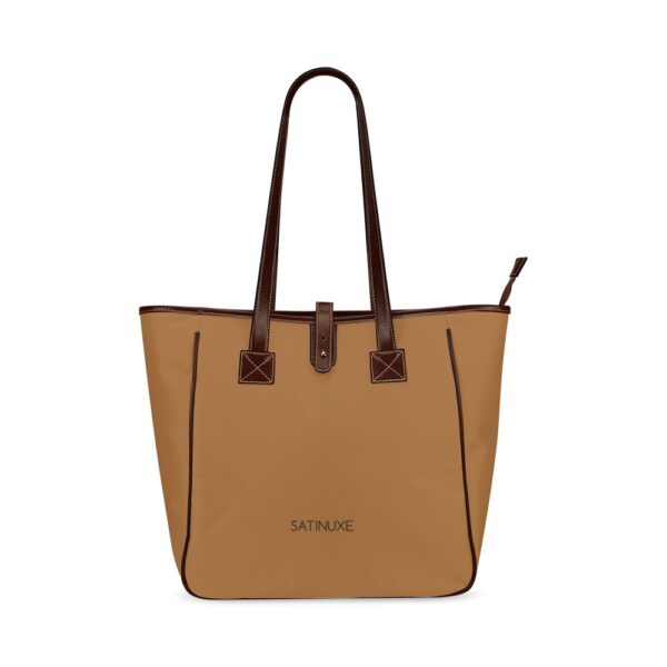 Sac fourre-tout classique Marron SATINUXE