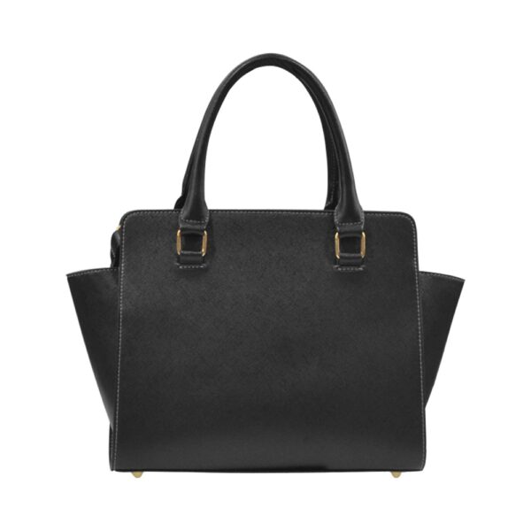Sac à main classique Noir SATINUXE personnalisable – Image 5