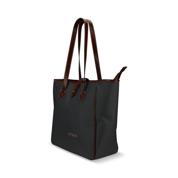 Sac fourre-tout classique Noir SATINUXE – Image 2