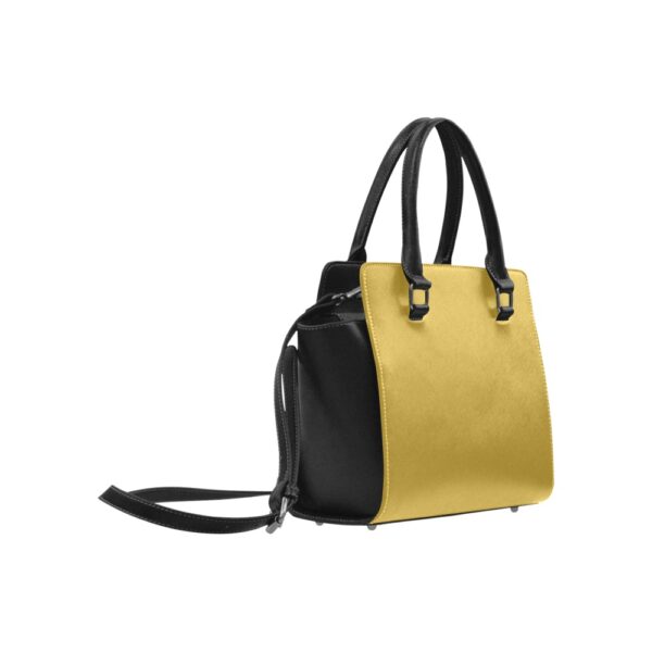 Sac à main classique noir et or SATINUXE – Image 4