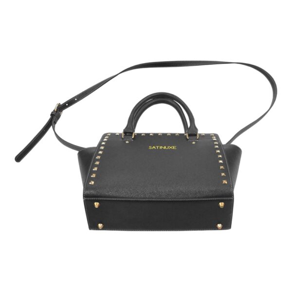 Sac à main Noir Satinuxe classique – Image 3