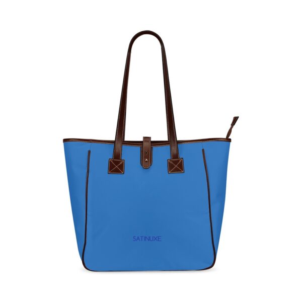 Sac fourre-tout classique Bleu SATINUXE