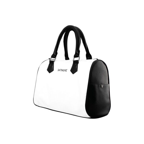 Sac à main Noir et blanc SATINUXE – Image 2