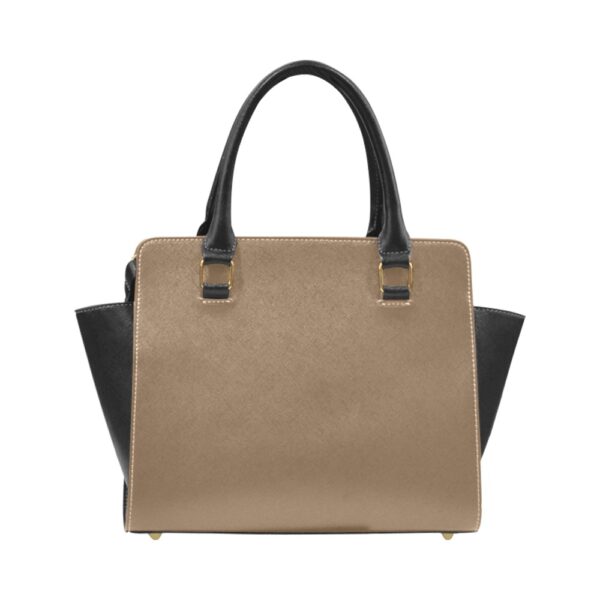 Sac à main Marron Noir Satinuxe classique – Image 5