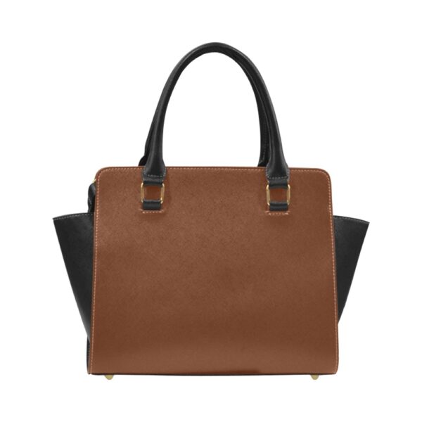 Sac à main Marron Noir Satinuxe classique – Image 5