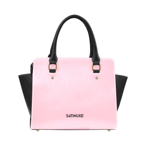 Sac à main blan et noir Satinuxe classique