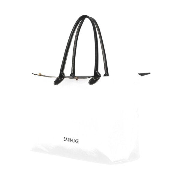 Sac à main classique Blanc SATINUXE – Image 4