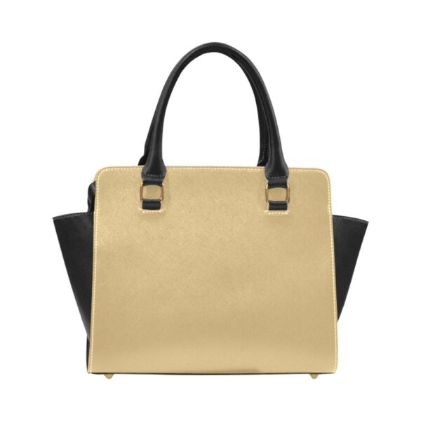 Sac à main classique beige or SATINUXE – Image 5