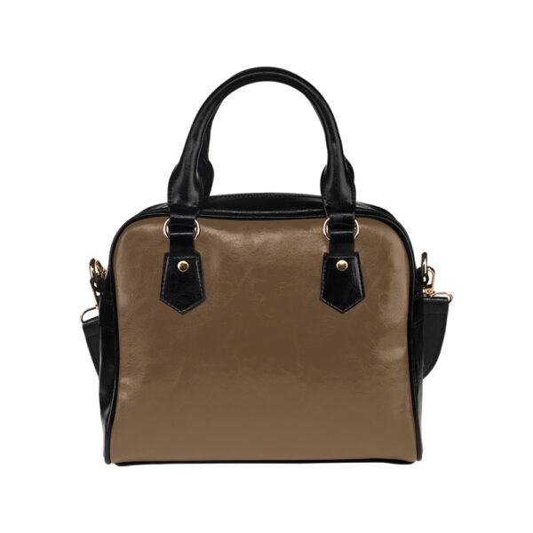 Sac à main à bandoulière Marron noir SATINUXE – Image 4