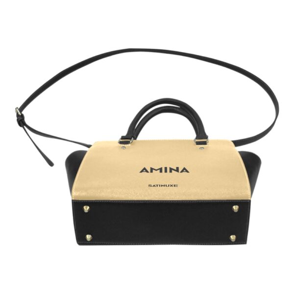 Sac à main classique beige or SATINUXE – Image 2